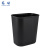 冠峰 14L黑色方桶 防水纸篓双层阻燃桶圆形无盖垃圾桶GNG-429