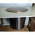 嵌入式台面不锈钢垃圾桶洗手间厨房暗装隐藏式盖子摇盖翻转盖方形 DF-227-430 摇盖黑色烤漆