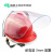 铝支架防冲击有机玻璃透明头盔安全帽打磨防护面罩PC耐高温满 透明3mm铝合金支架面罩 百工牌