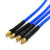 RF同轴电缆组件SMA SMP TNC MCX N型射频连接线 柔性测试电缆组件低损稳项 可定制加工 SMPM-公/母 RG141/405-1m