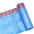 海斯迪克 抽绳垃圾袋(20只)45*50cm收口手提式穿绳清洁袋 加厚蓝色单卷 HKZX-55