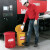 西斯贝尔（SYSBEL） WA8109100 防火垃圾桶 高40直径30 OSHA规范 UL标准 烟蒂收集器 14Gal/52.9L/红色