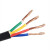 珠江电缆国标铜芯软电缆rvv护套线电线RVV 3X10平方 一米价