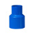 联塑（LESSO）单承插异径套(PVC-U给水配件)蓝色 dn25X20