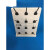 实验室耐酸碱塑料滴水架晾瓶架量筒架倒放容量瓶架三角瓶架沥水架 16柱 40*40cm
