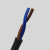 国标铜RVV护套线2二3三芯4四五芯2.5 46 10 16平方电缆电源电线 2芯6.0平方(1米)