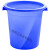 塑料桶加厚水桶储水用带盖大号特大小酵素桶发酵桶大桶 蓝色带盖180L 装水约132斤