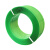 PET塑钢打包带 塑料手工机用带条绿色1608编织捆扎捆绑包装带 绿色半透明加强1608-10公斤 约70