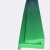 链板耐磨条平面PE垫条绿色衬条摩擦条矩形K型L型U型输送带衬条 ZK-23绿色耐磨条