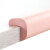 冰禹 BYlf-615 密封防撞条 防护条 加厚加强型 L型防撞条 粉红色  3包 （2米/包）