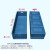 ABDT1.2超长大号码周转运输箱塑料工业胶框长方形水产养殖箱养鱼养龟E EU41222厚外1200*400*230m蓝