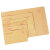 金固牢 黄色牛皮纸信封纸袋 发票袋信封各种可定制 3号信封175*125mm(200个) KCAA-155