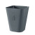 普利赛拉 简约分类垃圾桶 北欧无盖清洁桶卫生间办公室纸篓 灰色 小号