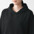 无印良品（MUJI）男女通用 紧密编织毛圈 套头卫衣 男式 女式 无性别 ABI06A2S 黑色 L-XL 180/104A