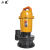 二泵 手提式潜污泵 WQ 排污泵 380V10米水带 铁三相 50WQ10-12-0.75KW