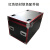 航空箱定制定做铝合金箱子收纳箱展会运输工具铝箱仪器设备周转箱 黑色板配红色铝材 尺寸定做