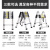 加厚铝合金折叠伸缩人字梯梯便携多功能竹节升降 德标多功能1.7+1.7米【加厚款40