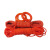 劲感 游泳水上救生绳专业漂浮绳浮索水域浮绳救援船用救生圈绳 （橘色绳）8mm+30米配环钩 常规款