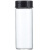 透明样品瓶高硼硅玻璃试剂瓶分装小空瓶耐高温瓶化学实验室密封瓶 透明80ml+硅胶垫