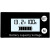 LCD液晶8-100V电压表电瓶车电量检测 数显锂电铅酸电池容量显示器 6133A 白屏 彩光高配版(含报警+温度测量功能)