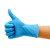 麦迪康（Medicom）一次性丁腈手套1137D 防滑耐磨无粉 食品级橡胶检查手套 蓝色L码 (100只/盒)