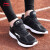 李宁（LI-NING）男鞋跑步鞋2023新款网面透气跑鞋休闲减震男士运动网鞋男 标准黑(小标) 41