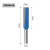 加长清底刀木工铣刀电木铣刀具孔直刀雕刻机开槽刀 122075总长130F