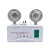 京势 安全出口指示灯 消防应急灯 蓄电池LED应急灯双头灯插电壁挂式标准款（1个）