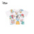 迪士尼 Disney 童装女童儿童宝宝针织卡通动漫短袖T恤可爱短袖衣服2020夏 DB022GY91 本白 120
