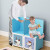 儿童衣柜塑料婴儿家用卧室宝宝小衣橱出租房用收纳柜子置物柜ZP9 宝宝4门4格