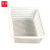 谋福（CNMF） 加厚塑料方筛长方形沥水收纳篮 拣货配货筐 6#方筛452*356*1341（5个装）白色