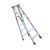 加宽加厚全防滑工程梯多功能折叠梯铝梯 10步