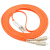 多模光纤跳线双模双芯SC-LC 5/10米15/20/30米 光钎尾纤电信级 桔红色 40m