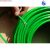 定制包大棚葡萄4mm绿皮钢葡萄丝绳一卷架百香果网遮阳塑钢 5毫米(50米)送2个卡子