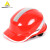 代尔塔（Deltaplus）安全帽102029 高端版ABS安全帽 含Y型下颚带 红色 1顶
