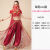 鲁伊森童话人物服装阿拉丁神灯茉莉公主cosplay裙女大人儿童演出 红色茉莉3件套 M