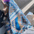 雷斯琦夏季新款中国民族风特色裹裙度假旅游防晒沙滩半身裙一片式围裙 821蓝绸缎 均码