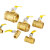 析禾 铜球阀铜阀门自来水阀水开关手动螺纹黄铜球阀 DN32（中型）1.2寸  一个价 