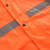 易工鼎 反光雨衣雨裤套装 交通施工骑行分体式防水服 橙色 M码