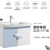 箭牌卫浴（ARROW）现代简约实木浴室柜卫浴柜组合洗脸洗手盆柜套餐AEC8G3218-A AEC8G3218-A （不含龙头下水配件）