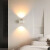 朗上照明卧室床头壁灯现代简约感创意小山丘客厅背景墙灯氛围感装饰灯 米黄色 10CM 三色变光
