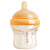 爱得利（evorie）欧诺童玻璃奶瓶防胀气新生婴儿0-36个月1岁以上初宝宝吸管仿母乳 240ml 【3-6个月】+【6个月以上