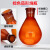 化科 棕色茄形烧瓶 玻璃耐热耐高温蒸馏旋蒸旋转蒸发反应瓶器 100ml/19