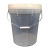定制透明塑料桶带刻度0L10升公斤L大小计量水桶带盖消毒桶 新款10L透明桶自带刻度