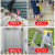 磨砂防滑胶带楼梯防滑贴耐磨加厚地贴片台阶警示胶条自粘PVC 红白 15cm宽*5米长(1卷)