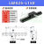 X轴燕尾槽滑台LWX40/25/60-100长行程齿轮齿条型手动位移微调平台 LWX25-L100(行程80mm