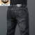 AEXP阿玛EA7XP尼旗下秋冬高端男士黑色牛仔裤小直筒裤弹力修身小脚 XW-2036 28