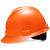 驭舵梅思安豪华型安全帽工地施工领导建筑工程头盔透气男 橙色 标准型ABS超爱戴