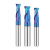 65度钨钢铣刀2刃键槽纳米蓝涂层硬质合金铣刀CNC不锈钢用数控刀具 5.0*15*D5*50L