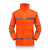 志臻 雨衣套装 牛津布劳保雨衣成人徒步可定制赠肩灯和指挥手套 KA 高档环卫款 L170（适合身高165-170） 